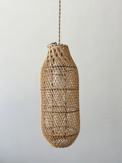 Oblong Basket Pendant