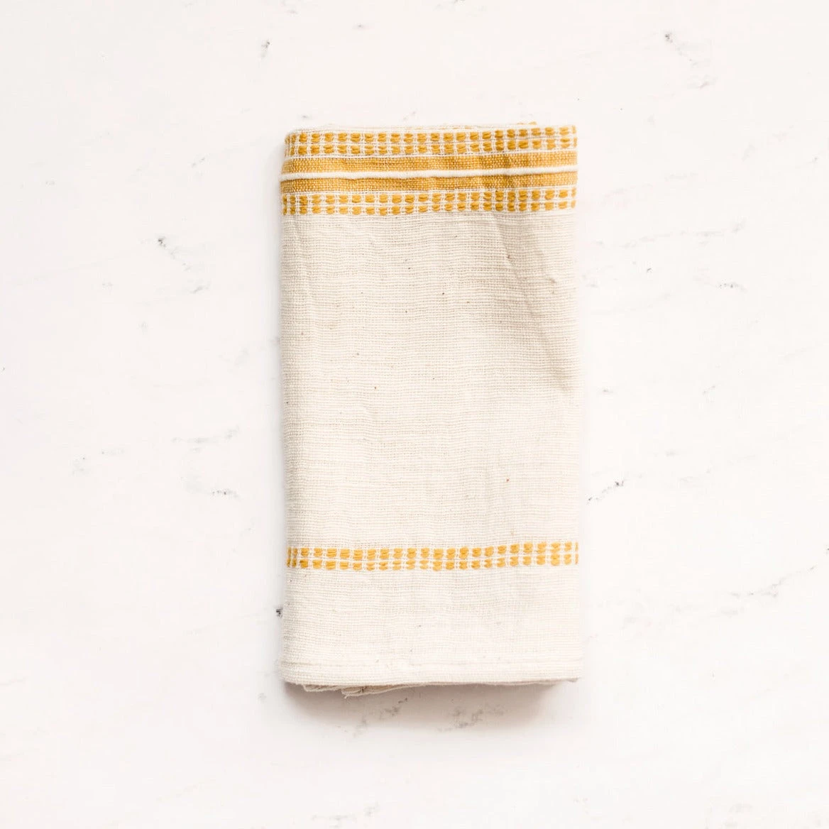 Aden Napkins, Natural / Gold - Set Of 4 3 Aden Napkins, Natural / Gold - Set Of 4 - Image 3