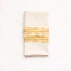 Aden Napkins, Natural / Gold - Set Of 4 9 Aden Napkins, Natural / Gold - Set Of 4 -Saffron + Poe SB NAS GO3