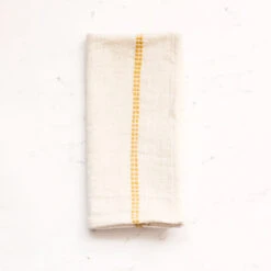 Aden Napkins, Natural / Gold - Set Of 4 11 Aden Napkins, Natural / Gold - Set Of 4 -Saffron + Poe SB NAS GO5