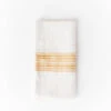 Aden Napkins, Natural / Gold - Set Of 4