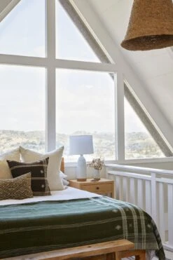 Handwoven Bhujodi Blanket - Olive -Saffron + Poe Saffron Poe JohannasHome 7 69ac9b08 a597 4d1b 8a5f 5b16dfbf8d73