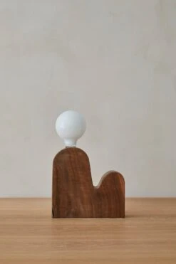 Wave Lamp - Walnut