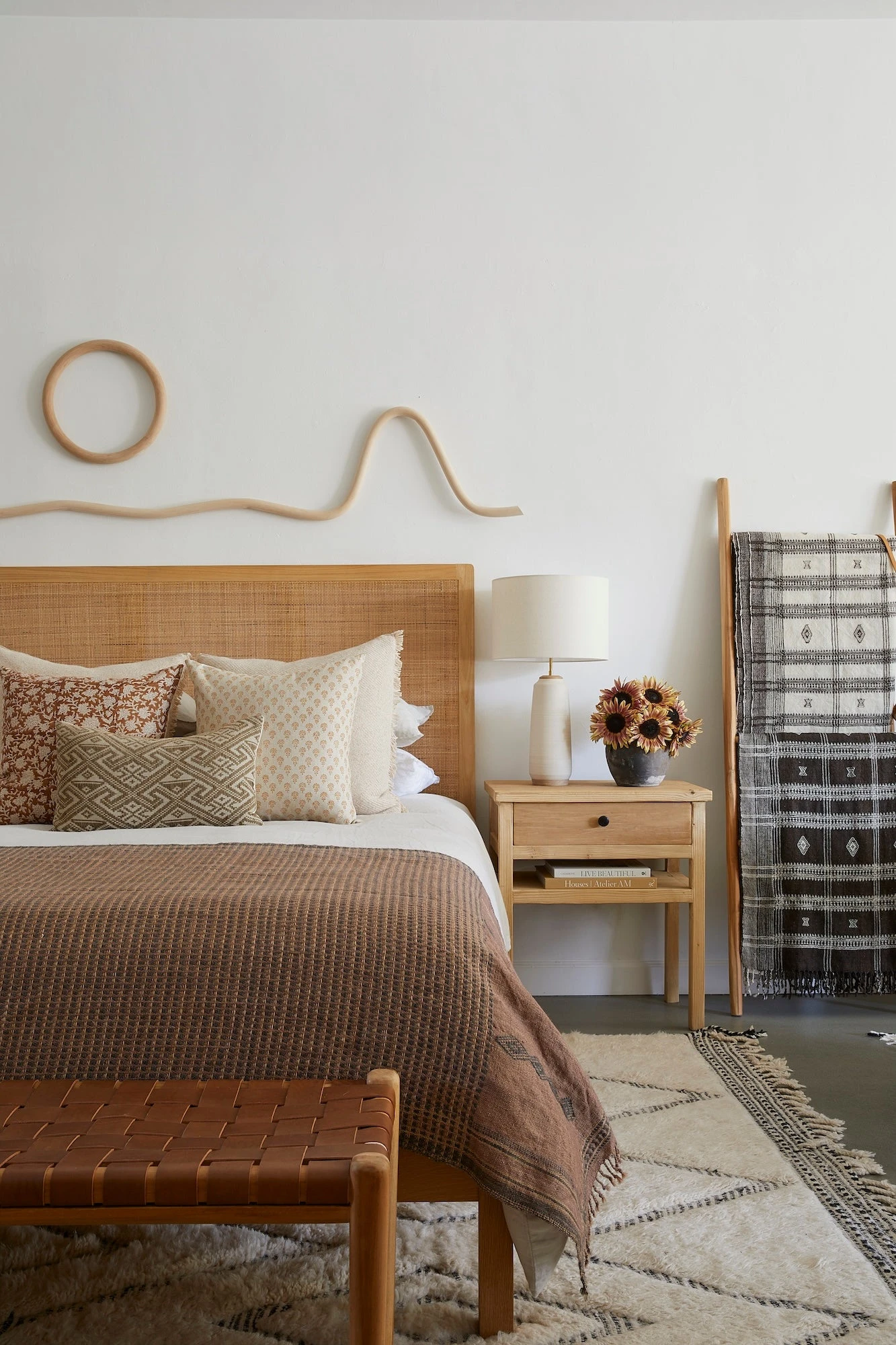 Indian Blockprint Pillow - No. 03 2 Indian Blockprint Pillow - No. 03 - Image 2