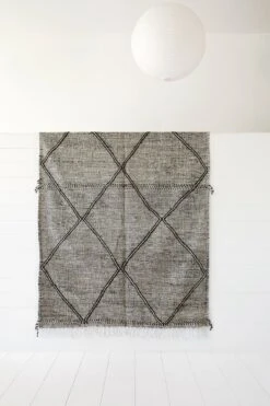 No. 24 - Moroccan Flat Weave Kilim Rug - 6'-1" X 10'-7"