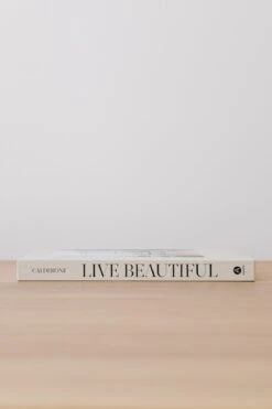Live Beautiful -Saffron + Poe Side Live Beautiful