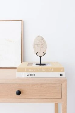 Houses: Atelier AM 9 Houses: Atelier AM -Saffron + Poe Styled Houses Atelier AM with Architectural Digest at 100 books with Petrified Wood Sculpture