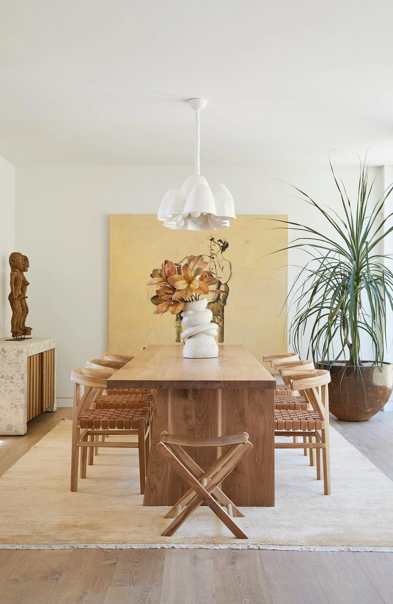 Leather Folding Stool - Second Quality 4 Leather Folding Stool - Second Quality - Image 4