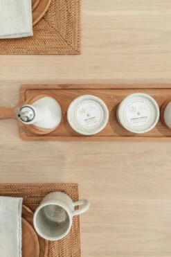 Uzumati Ceramic Bali Moon Candle -Saffron + Poe Styled top view of Uzumati Bali Moon and Coastal Woods Candles f6458869 3e9c 4f9b b70f 5728af169a12