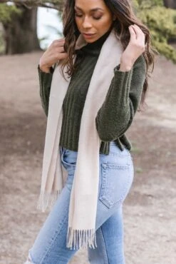 Baby Alpaca Scarf - Beige -Saffron + Poe Styled Baby Alpaca Scarf Beige 0c2b26f5 bfd0 4658 855e b4e8524492aa