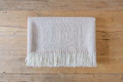 Baby Alpaca Throw - Beige