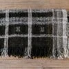 Handwoven Bhujodi Blanket - Dark Brown