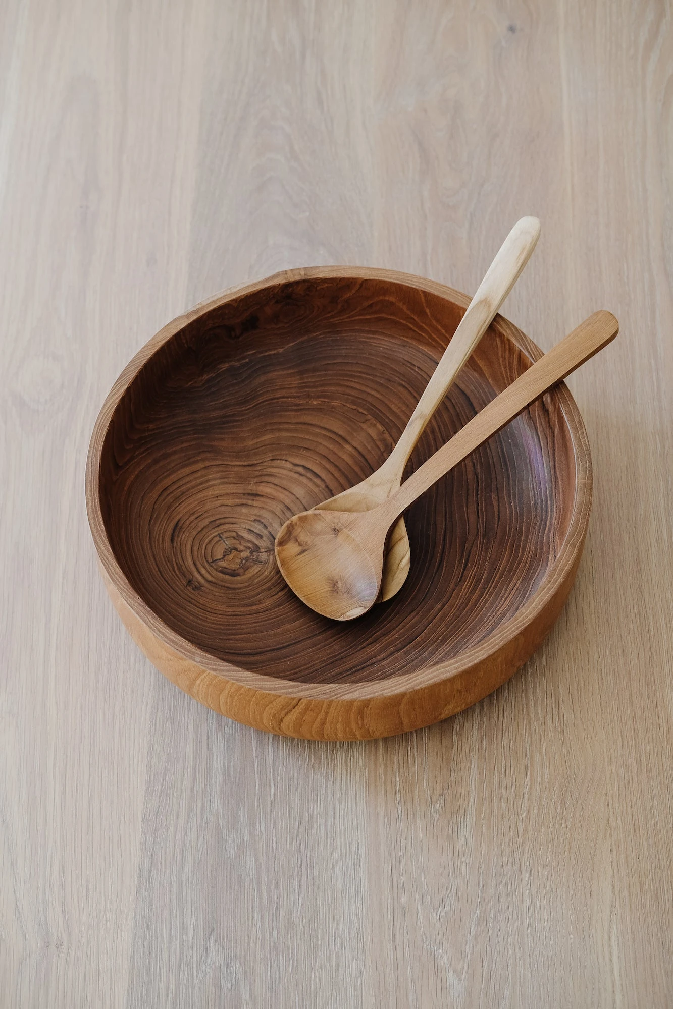 Teak Salad Bowl - Second Quality 3 Teak Salad Bowl - Second Quality - Image 3
