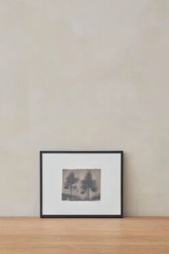 Tree Sillhouette On Linen - No. 03