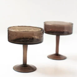 Handblown Hammered Coupe Cocktail Glasses, Smoke - Set Of 4 9 Handblown Hammered Coupe Cocktail Glasses, Smoke - Set Of 4 -Saffron + Poe e4df87592d83486b8ccac2b0b5501b99