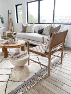 Safari Lounge Chair - Beige -Saffron + Poe safari chair leather