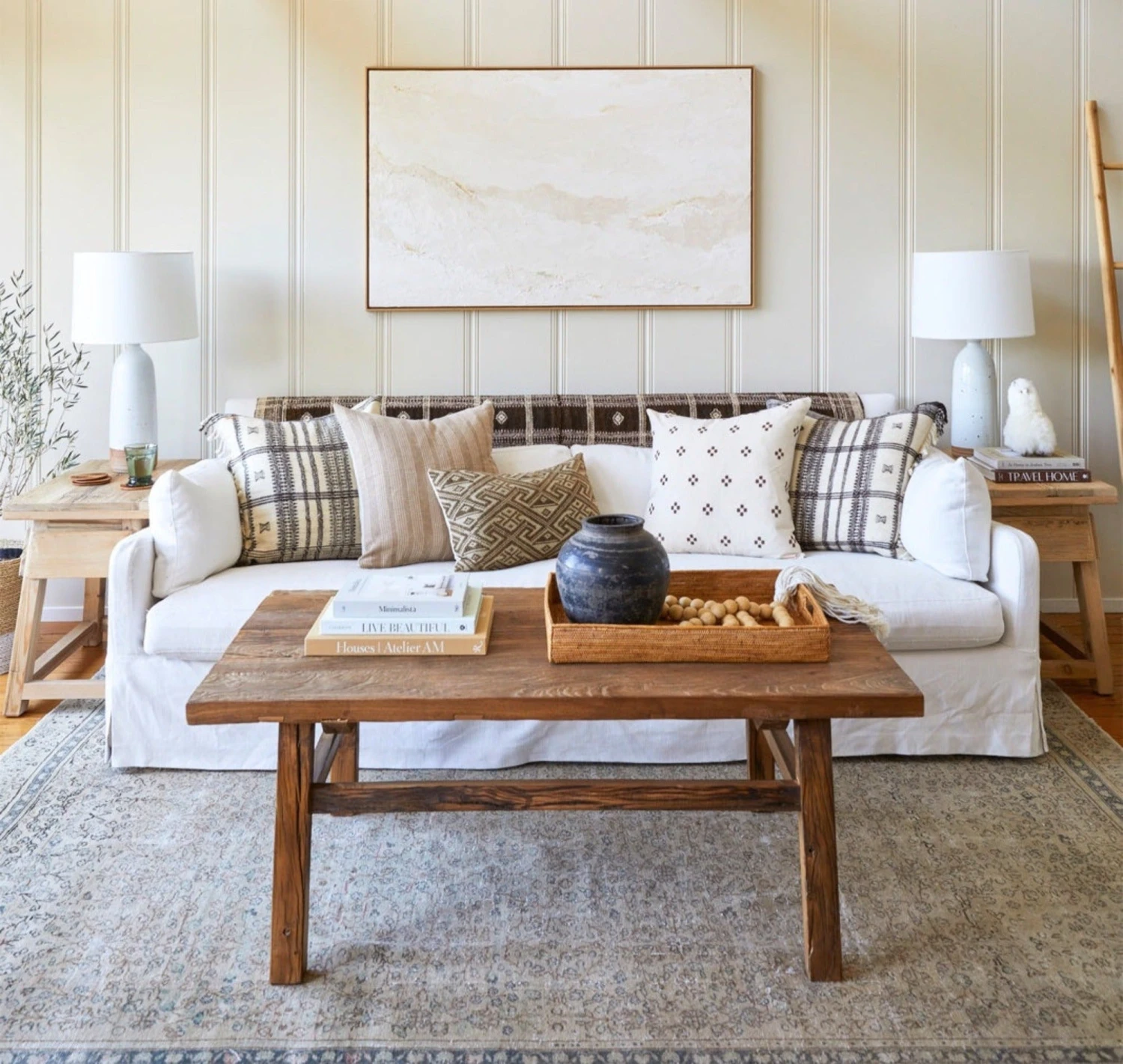 Vintage Wood Coffee Table - Second Quality 4 Vintage Wood Coffee Table - Second Quality - Image 4