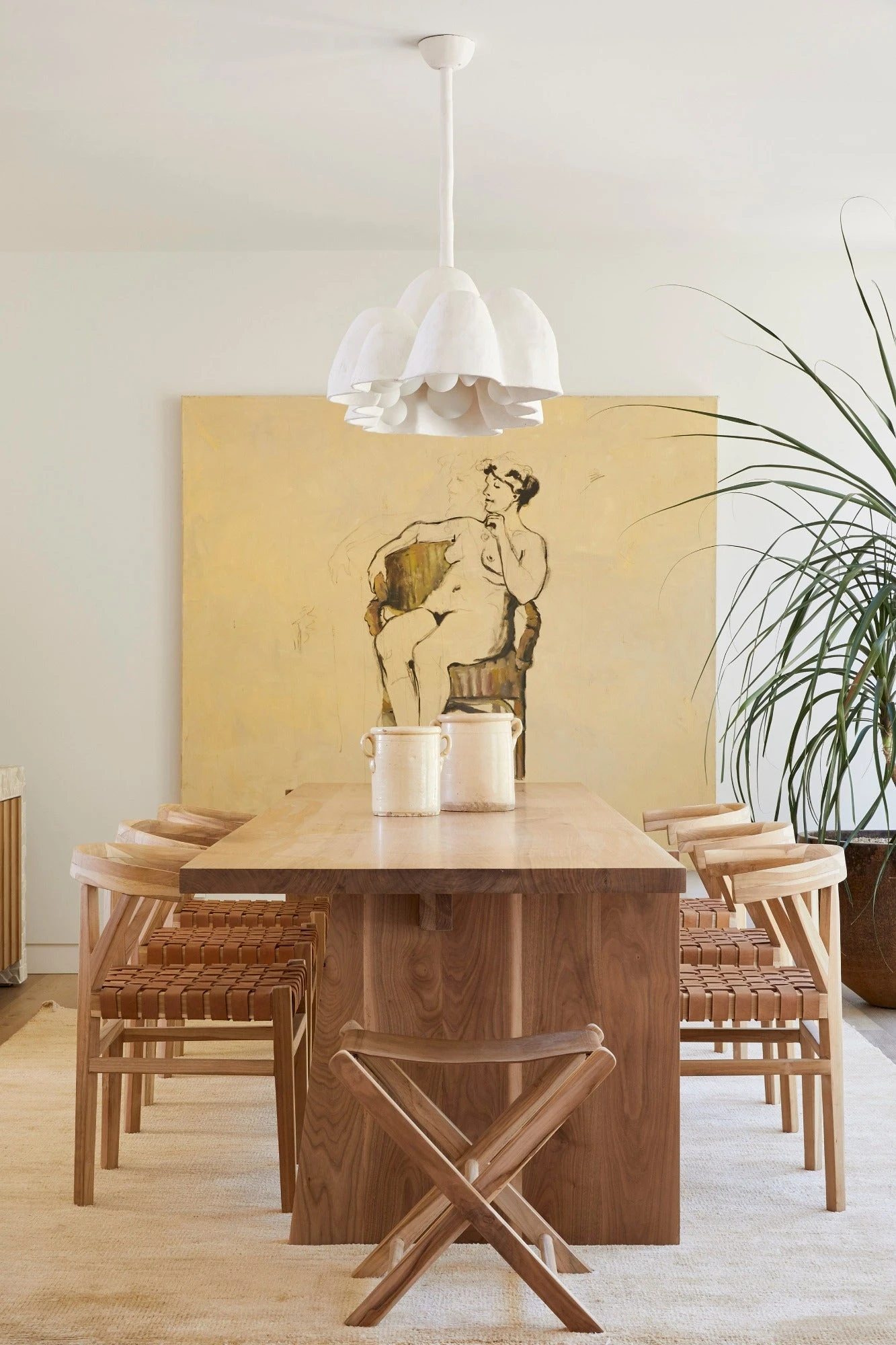 Woven Leather Wishbone Dining Chair - Second Quality 8 Woven Leather Wishbone Dining Chair - Second Quality - Image 8